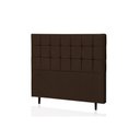 Ver imagem 1 de Cabeceira Queen Livia 160 CM Suede Marrom - D A Decor
