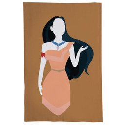 Pano De Prato Descorativo Nerderia e Lojaria pocahontas colorido - 1