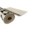 Ver imagem 2 de Tapete Passadeira Boho Indigo 45x140cm Natural/preto - Antiderrapante