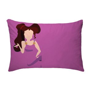 Fronha Para Travesseiros Nerderia e Lojaria princesa roxa colorido