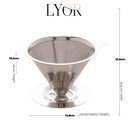 Ver imagem 5 de Filtro de Aco Inox P/cafe 13x10,5cm Lyor