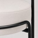 Ver imagem 2 de Puff Evans Metal Preto Couríssimo Off White