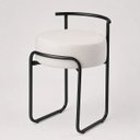 Ver imagem 1 de Puff Evans Metal Preto Couríssimo Off White