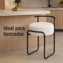 Ver imagem 3 de Puff Evans Metal Preto Couríssimo Off White