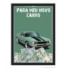 Quadro CAIXA COFRE 33x43 cm NERDERIA E LOJARIA car1 preto - 1