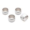 Conjunto 4 Anéis de Aço Inox para Guardanapo Ring Hammered Rojemac - 3