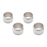 Conjunto 4 Anéis de Aço Inox para Guardanapo Ring Hammered Rojemac - 1