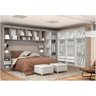 Jogo de Quarto Casal Modulado Star 14 Portas - Poliman - Rovere/Arena - 2