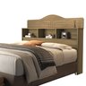 Cabeceira Queen para Box Casal 158 100% MDF 3 Nichos Vivian:‎ Amêndoa - 2