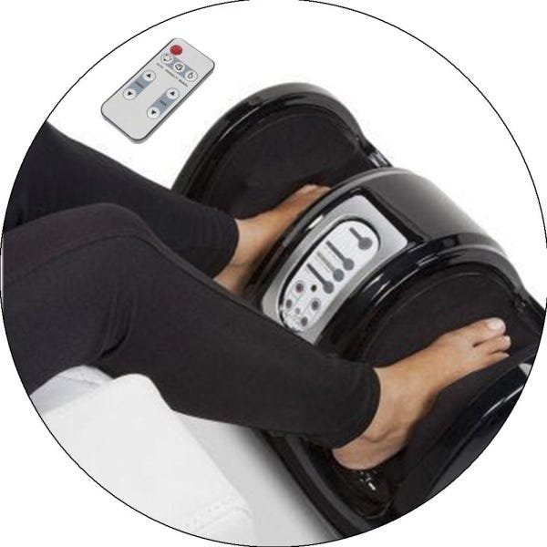 Massageador de Pés Sistema Shiatsu C/Sistema Airbags Foot Massager ® By Shoppstore Bivolt - 7