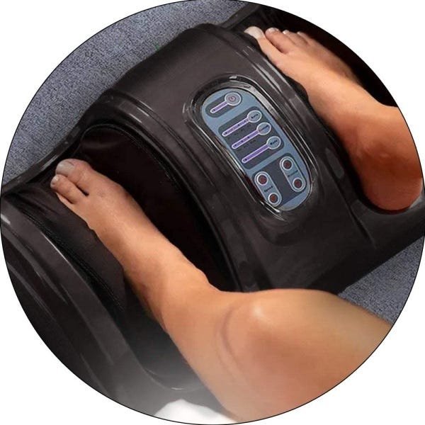 Massageador de Pés Diabéticos Mod 2021 Shiatsu C/Sistema Airbags Foot Massager® By Shoppstore Bivolt - 7