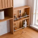 Ver imagem 4 de Porta Tempero para Cozinha 100% MDF Marrom/Cinamomo
