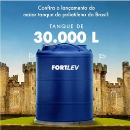 Tanque Polietileno 30.000l Azul Fortlev - 4