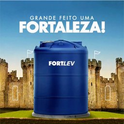 Tanque Polietileno 30.000l Azul Fortlev - 5