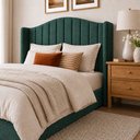 Ver imagem 3 de Cabeceira Cama Box Casal Queen 160cm Zoe Estofada Boucle Moderna