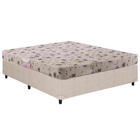 Colchão Herval Espuma D26 Sueno 17+Box Palha 138x188