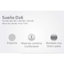 Ver imagem 2 de Colchão Herval Espuma D26 Sueno 17+Box Palha 138x188