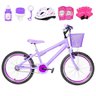Bicicleta Aro 20 Aero + Kit Proteção Lilás e Violeta - 1