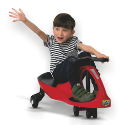 Brinquedo Gira Gira Car Fênix com Luzes Nas Rodas – Carro Giratório Infantil - Vermelho - 5