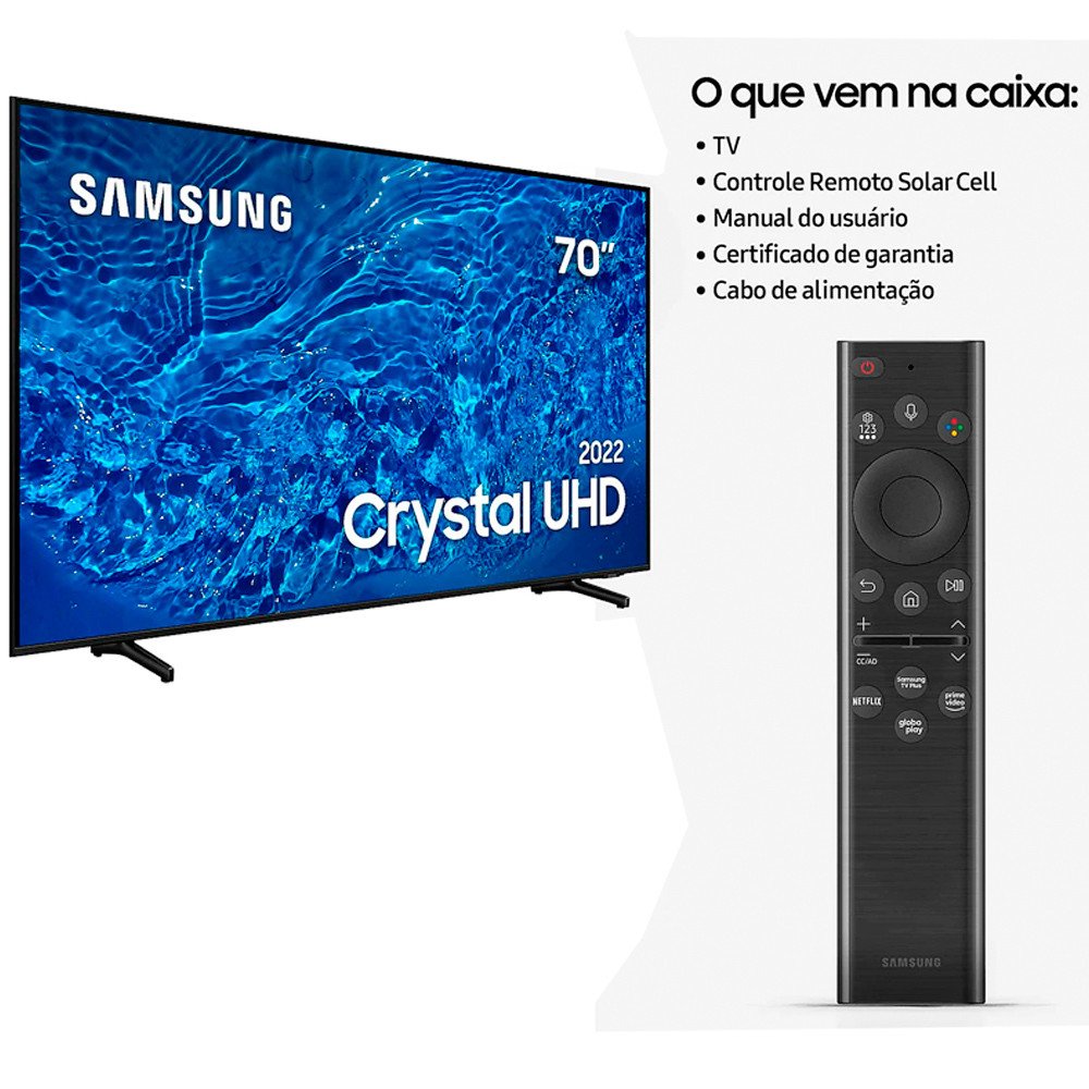 Smart Tv 70 Polegadas 4K Wi-Fi Tizen com Comando de Voz Samsung - 6