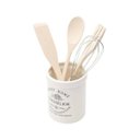Ver imagem 1 de Conjunto 5 Peças Porta Utensílios de Cerâmica com 4 Utensílios de Cozinha Rojemac