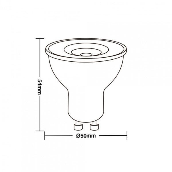 Lâmpada LED Dicróica MR16 7W TDL 50 Taschibra - 2