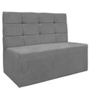 Ver imagem 4 de Canto Alemão Confortável para Apartamento Cozinha e Restaurantes Suede Cinza