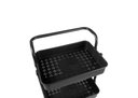 Ver imagem 4 de Carrinho Organizador Multiuso 3 Prateleiras 42x35x86cm - Preto