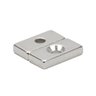 10pcs. Imã de Neodimio Retangular 20x10x4mm com furo - N35 - 2