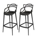 Ver imagem 1 de KIT 2 BANQUETAS ALLEGRA PRETA