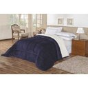 Ver imagem 1 de Coberdrom Casal Padrão Everest Sherpa Tipo Lã de Carneiro:Azul Marinho