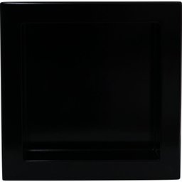 Nicho Banheiro Embutir de Mármore Sintético Preto 30x30 Quanta Compositos Nicho de Embutir 30x30 sem - 3