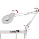 Ver imagem 5 de Lupa Luminária Estetica Mesa Profissional 120 Led Alto Brilho Depilação Tatuagens 220v