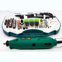 Kit Micro Retifica Chicote Lixadeira Furadeira Politriz GT588 - 3 Kit Micro Retifica Chicote Lixadeira Furadeira Politriz GT588 - 3