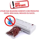 Ver imagem 4 de Seladora A Vácuo Portátil Doméstica e Comercial 110V
