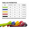 Kit Mini Band 5 Faixas Elásticas Exercício Funcional Pilates Ginástica - 5