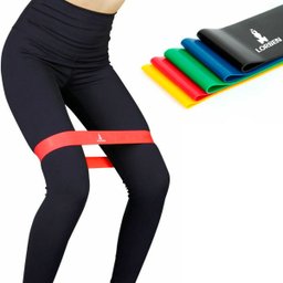 Kit Mini Band 5 Faixas Elásticas Exercício Funcional Pilates Ginástica - 2