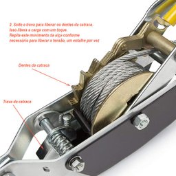 Guincho Manual Tifor com Catraca Capacidade 4 Toneladas - 4