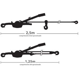 Guincho Manual Tifor com Catraca Capacidade 4 Toneladas - 7