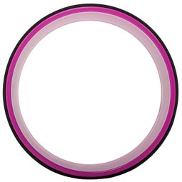Roda Yoga Magic Wheel Anel Pilates Flow Circle Exercícios Preto/Rosa - 4