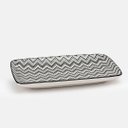 Ver imagem 1 de Travessa de Cerâmica Zig Zag Blue Gardenia