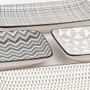 Ver imagem 2 de Travessa de Cerâmica Zig Zag Blue Gardenia