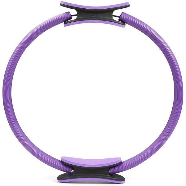 Anel Pilates Magic Circle Fitness Tonificador Círculo Mágico Exercícios Roxo - 2