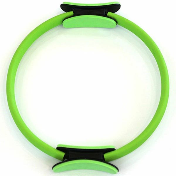 Anel Pilates Magic Circle Fitness Tonificador Círculo Mágico Exercícios Verde - 2