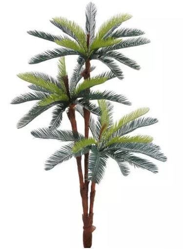 Planta Árvore Artificial Palmeira Cycas Verde 1,77m