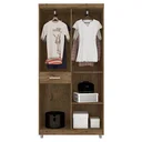 Ver imagem 2 de Guarda-Roupa Solteiro 1005 Demolição/Baunilha - Araplac