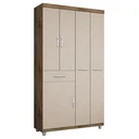 Ver imagem 1 de Guarda-Roupa Solteiro 1005 Demolição/Baunilha - Araplac