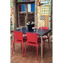 Ver imagem 4 de Cadeira Tramontina Sofia Vermelha sem Braços com Encosto Fechado em Polipropileno e Fibra de Vidro