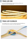 Ver imagem 6 de Fita Led Cob 7020 12w/ Metro 360 Led Ip20 12v 5 Metros Branco Quente 3000k