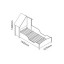 Ver imagem 4 de Cama Montessoriana Infantil Solteiro 100% MDF Branco